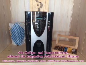 Alle Kaffee- und Teespezialitäten während der kompletten Frühstückszeit inklusive. - Bild 20: Pension Fernblick - Urlaub mit Herz im bayerischen Wald