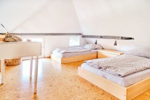 Bild 14: Ferienhaus "Broderswarft", Urlaub mit Hund, Kachelofen,- 6 Personen,Nordsee