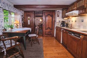 Bild 4: Ferienhaus "Landhaus vor Sylt", Urlaub mit Hund, Zaun, Pool,Kamin,Sauna,5 P