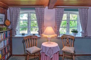 Bild 6: Ferienhaus "Landhaus vor Sylt", Urlaub mit Hund, Zaun, Pool,Kamin,Sauna,5 P