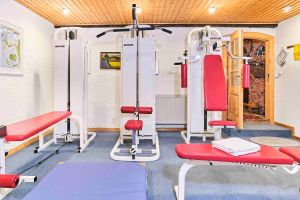 Bild 17: Ferienhaus "Landhaus vor Sylt", Urlaub mit Hund, Zaun, Pool,Kamin,Sauna,5 P