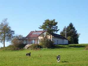 Ansicht Ferienwohnung Landhaus Bodensee in Panormasichtlage Hunde sind herzlich willkommen. WOHNUNG 3