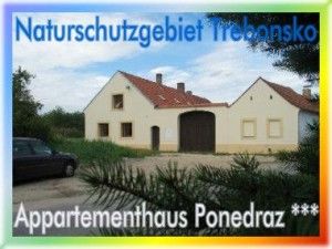 Bild: Appartementhaus Ponedraz * * * mit Pool für 21 Personen in Südböhmen
