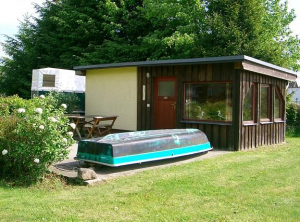 Bild 11: Darssurlaub - Wassergrundstück mit Hund - eingezäunter Terrasse, Angeln