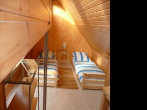In der Galerie befinden sich 2 Notbetten. - Bild 9: Ferienwohnung in Dangast am Jadebusen