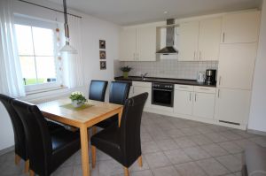 Küchenzeile mit Spülmaschine und Backofen - Bild 8: Insel Rügen EG Ferienwohnung am Wieker Bodden ca. 500 m zum Wasser