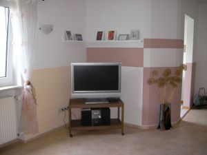 Ein großer Flachbild TV und eine neue Stereo-Anlage befinden im Wohnzimmer - Bild 17: Urlaub an der Mosel mit Hund