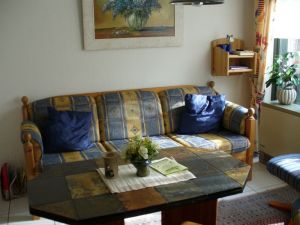 Bild 1: Hus Wattwurm Stilvolles Ambiente, wenige Schritte zum Meer, ruhige Lage!