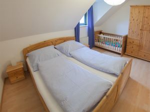 mit Doppelbett - Bild 7: Ferienhaus Marisol in Dangast, strandnah, 80 qm 6 Personen, Urlaub mit Hund