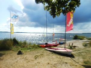 500 m von unseren Ferienwohnungen im Rotdornweg entfernt. - Bild 14: Fewo 500 m zum Wasser, Balkon,Terrasse, Garten mit Grillecke, 2 Fahrräder!