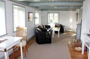 Bild 1: Ferienhaus "Hörn", Urlaub mit Hund, Zaun, Kamin, - 5 P, Nordsee