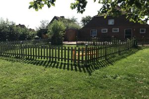 mit Bank für Frauchen und Herrchen.. - Bild 32: Huus-Thimo an der Nordseeküste - Hunde willkommen - rauchen erlaubt - WLAN