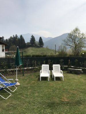 Bild 5: hundefreundliche Fewo Nina mit eigenem eingez. Garten+Pool am Ledrosee