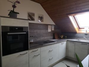 mit Bora Induktionfeld zum Kochen - Bild 9: Ferienwohnung Haus Baier**** mit Balkon, in 20 Minuten am Bodensee