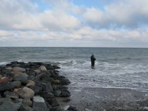 Brandungsangeln Hier: im Winter. Petri Heil! - Bild 6: Großzügige Ferienwohnung mit Meerblick und Infrarotsauna in Hohwacht