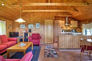 Bild 3: Ferienhaus "Seestern", Urlaub mit Hund, Zaun, Kamin, - 6 P., Nordsee