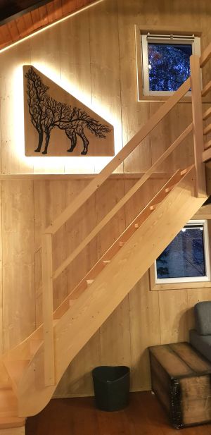 Bild 5: Das Waldversteck-Haus FinnLand/Wald-Chalet mit Sauna und Garten