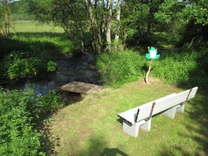 Der 2-Bäche-Pfad ist ein Partnerwanderweg des Eifelsteig und beginnt direkt an der Ferienwohnung. - Bild 11: Eifel-Mosel ***Ferienwohnung Alte Schmiede I