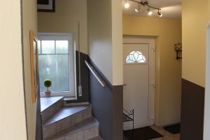 Aufgang zur 2. Etage. - Bild 14: Ferienhaus Kiek Över mit Sauna und Kamin in Prerow