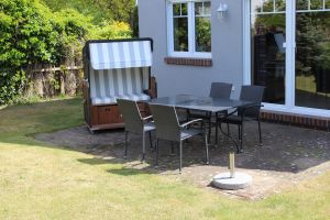 Terrasse - Bild 5: Ferienhaus Kiek Över mit Sauna und Kamin in Prerow