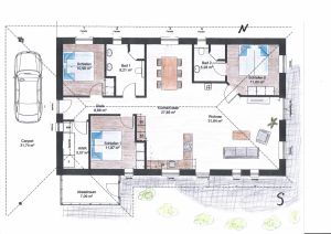 Ebenerdiger Bungalow mit Innen- und Außentüren in Überbreite. - Bild 37: Ferienhaus Windrose Fehmarn OT Puttgarden