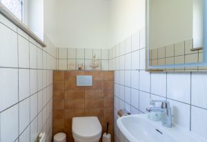 Gästebad im Ergeschoss - Bild 5: Haus Jana in Hooksiel, traumhafte Lage, neu renoviert, Garten umzäunt