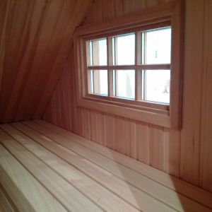 Von der Saunabank mit Blick in den Garten ... - Bild 7: 5-Sterne Landhaus unter Reet + ggf. mit 85 m/2 Fitness-/Wellnessbereich