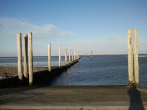Von hier geht es zur Insel Baltrum. - Bild 15: Ferienhaus "Kristina" an der ostfriesischen Nordseeküste - Hunde erlaubt