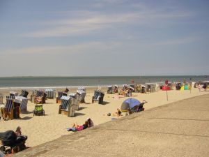 Zur Insel Norderney fahren die Fährschiffe mehrmals täglich hin und zurück - ein Ausflug lohnt sich immer! - Bild 13: Ferienhaus "Friederike" an der Nordseeküste - ebenerdig - Hunde erlaubt