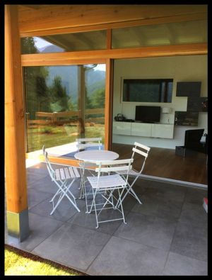 Bild 13: Ferienhaus Regina mit eingezäunten Garten und Seeblick