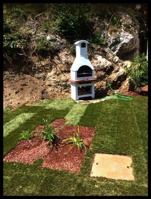 Bild 17: Ferienhaus Regina mit eingezäunten Garten und Seeblick