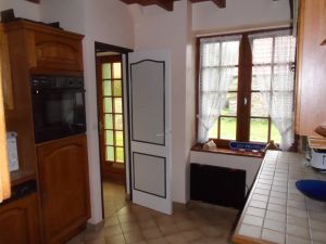 Bild 5: Les Prunelles Normannisches Natursteinhaus mit Wintergarten und Kamin