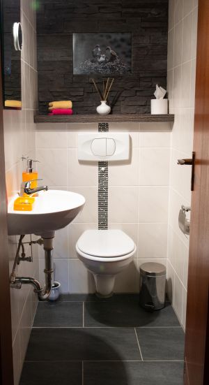 separates WC - Bild 14: Ferienwohnung "Der Falkenhorst" Alleinlage im Wald