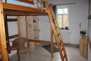 Hier finden auch noch ein bis zwei Kinder auf Gästebett oder Luftmatratze Platz. - Bild 8: Ferienzimmer und Ferienwohnung auf dem Bauernhof