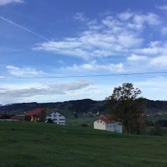 Soweit man sieht - viel unberührte Natur. Die nächsten Nachbarn in Sichtweite ohne einander zu bedrängen. - Bild 2: Ferienwohnung "Stantes" - Oberallgäu - Hunde herzlich willkommen