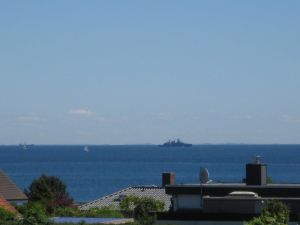 Ohne Worte! ;-) Und das im Sitzen von der Terrasse und durch das Panoramafenster vom Wohnzimmer aus. - Bild 2: Ostsee bei Grömitz, Lübecker Bucht, Meersicht, Hunde willkommen
