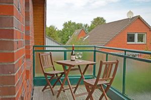 Bild 10: Hooksiel: Fewo MUSCHEL. Zentral, strandnah, Terrasse+Balkon, max. 2 Hunde!