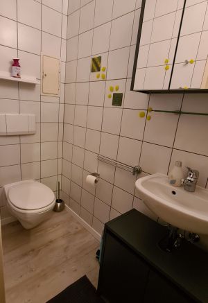 Mit WC und Waschbecken. - Bild 18: Urlaub im gemütlichen Ferienhaus Waldhäuschen Zandt- Bayerischer Wald