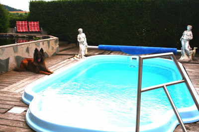 Bild: Ferienhaus Gabriela mit eingezäunten Garten und privatem Swimmingpool