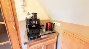 Ausstattung - Bild 15: gemütliches DG Einraum Apartment Tannenwipfel mit Infrarotsauna