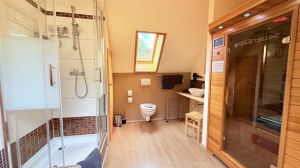 Bild 20: gemütliches DG Einraum Apartment Tannenwipfel mit Infrarotsauna