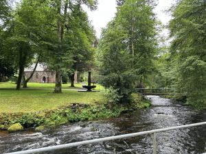 der Kurpark ist schön angelegt
mit Cafe´s und Eisdielen - Bild 53: gemütliches DG Einraum Apartment Tannenwipfel mit Infrarotsauna