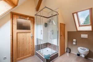 Bild 22: gemütliches DG Einraum Apartment Tannenwipfel mit Infrarotsauna