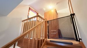 Hundefreundliche Treppen - Bild 7: gemütliches DG Einraum Apartment Tannenwipfel mit Infrarotsauna