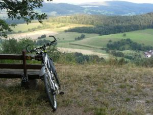 Blick über Fränkisch-Crumbach - Bild 11: Wallbacher Hirtenhaus - Das Ferienhaus für Hund und Mensch im Odenwald