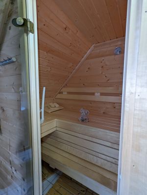genießen Sie Ihre private Sauna im Haus - Bild 8: Haus bis 7 Pers, Sauna, fußläufig zum Meer mit eingez. Garten Wemeldingen