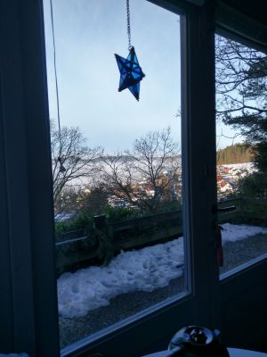 Bild 9: Ferienhaus Dornhecke gemütliches Holzhaus mit Kamin, Weitblick