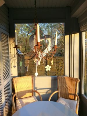 Bild 8: Ferienhaus Dornhecke gemütliches Holzhaus mit Kamin, Weitblick