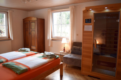 Bild: Familienfreundliche FeWo Wildbach mit Infrarotkabine und 2 Schlafzimmer