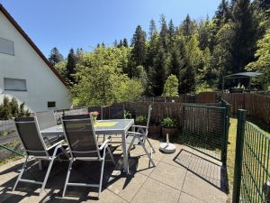 Bild 37: Wellness Ferienhaus Schwarzwaldhaus Zwink Enzklösterle Sauna BBQ Garten